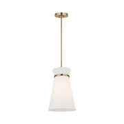 Generation GLP1751 Fynn 1-lt 10" Pendant - Satin Brass