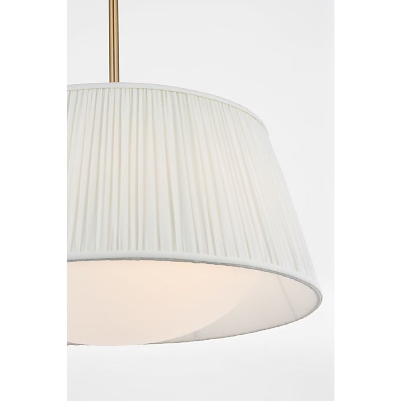 Generation GLP1873E Vilera 3-lt 18" LED Pendant - Satin Brass
