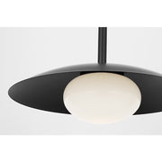 Generation GLP2041 Mont 1-lt 20" Pendant - Midnight Black