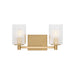 Sea Gull GLV1042EN Lando 2-lt 14" LED Wall/Bath Sconce - Satin Brass