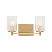 Sea Gull GLV1042 Lando 2-lt 14" Wall/Bath Sconce - Satin Brass