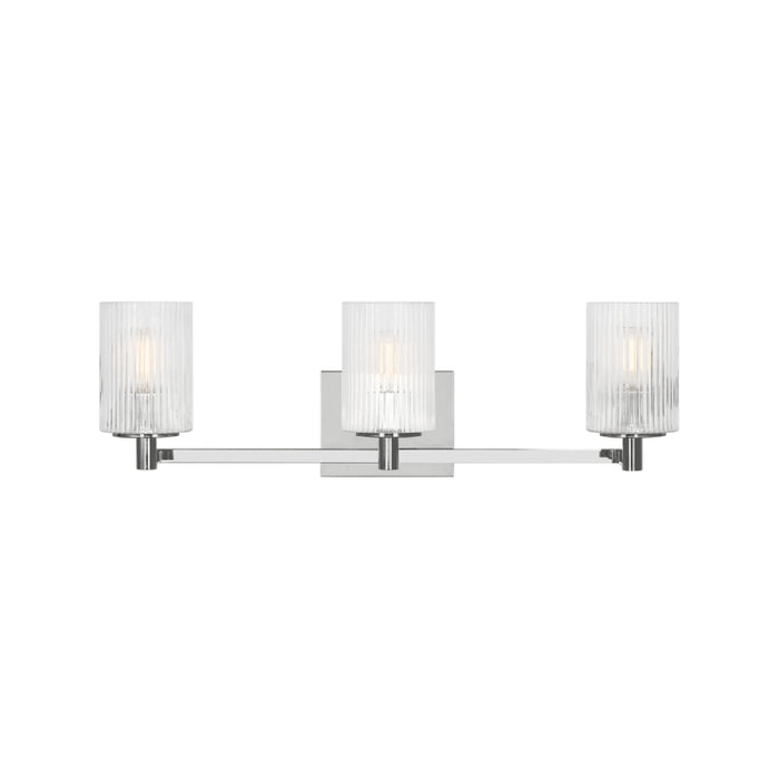 Sea Gull GLV1043 Lando 3-lt 25" Wall/Bath Sconce - Chrome