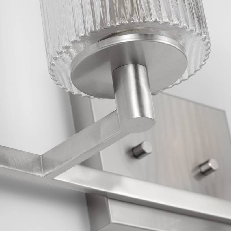 Sea Gull GLV1044 Lando 4-lt 35" Wall/Bath Sconce - Brushed Steel