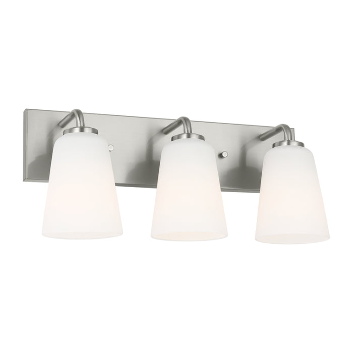 Generation GLV1053 Miles 3-lt 18" Large Vanity Light - Brushed Nickel