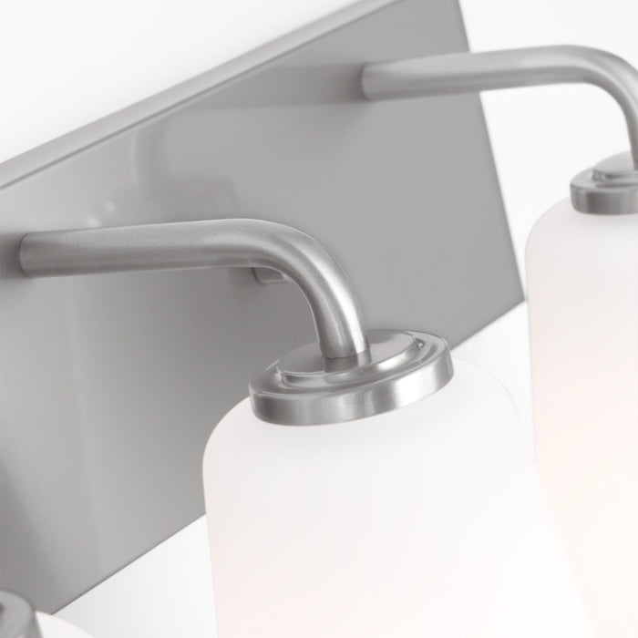 Generation GLV1053 Miles 3-lt 18" Large Vanity Light - Brushed Nickel