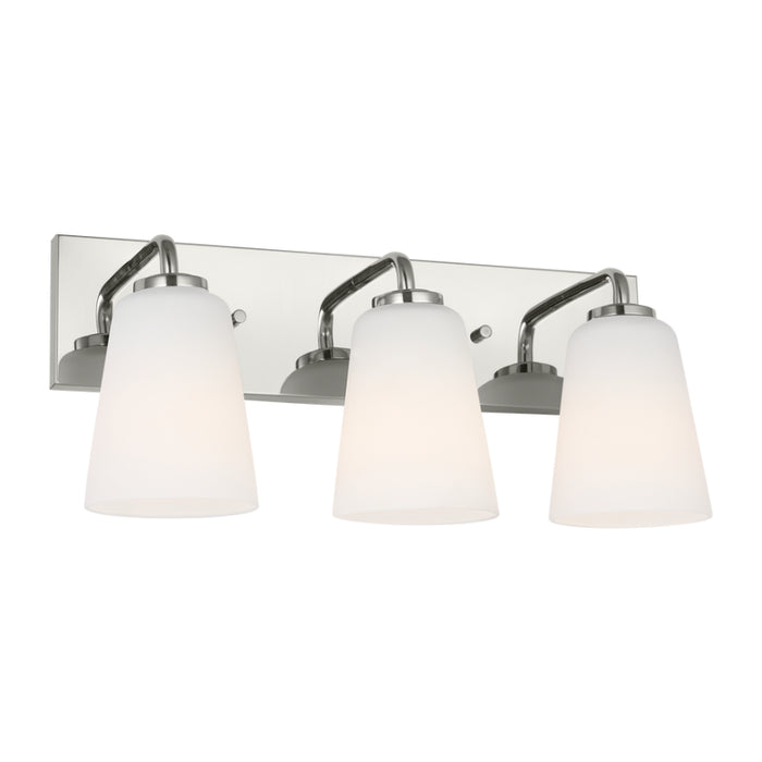 Generation GLV1053 Miles 3-lt 18" Large Vanity Light - Chrome