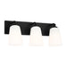Generation GLV1053 Miles 3-lt 18" Large Vanity Light - Midnight Black