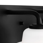 Generation GLV1053 Miles 3-lt 18" Large Vanity Light - Midnight Black