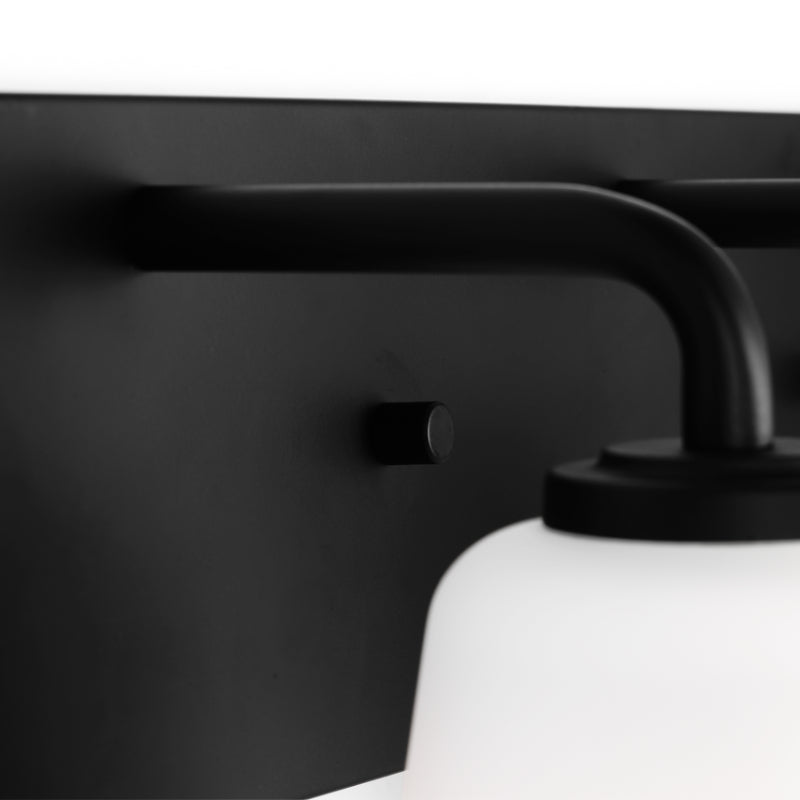 Generation GLV1053 Miles 3-lt 18" Large Vanity Light - Midnight Black