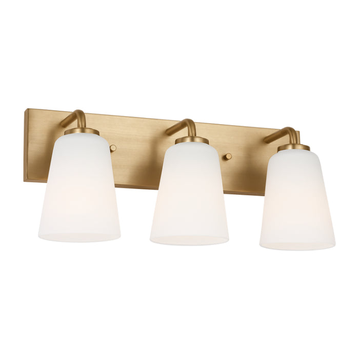 Generation GLV1053 Miles 3-lt 18" Large Vanity Light - Satin Brass