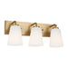 Generation GLV1053 Miles 3-lt 18" Large Vanity Light - Satin Brass
