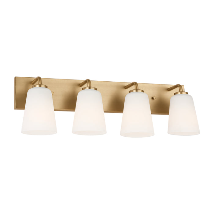 Generation GLV1054 Miles 4-lt 25" Extra Large Vanity Light - Satin Brass