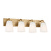 Generation GLV1054 Miles 4-lt 25" Extra Large Vanity Light - Satin Brass