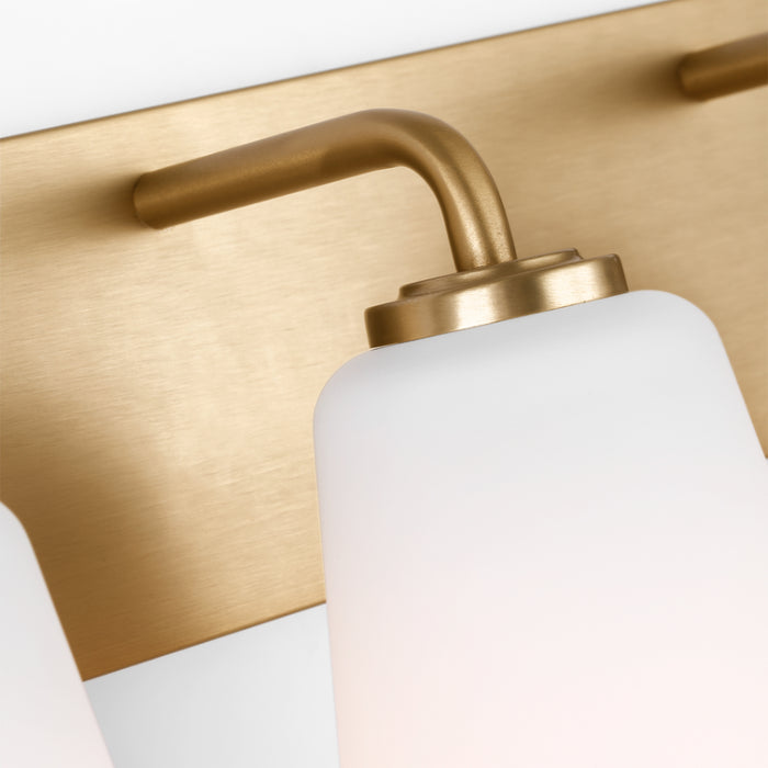 Generation GLV1054 Miles 4-lt 25" Extra Large Vanity Light - Satin Brass