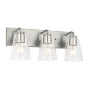 Generation GLV1063 Miles 3-lt 18" Vanity Light - Brushed Nickel