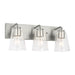 Generation GLV1063 Miles 3-lt 18" Vanity Light - Brushed Nickel