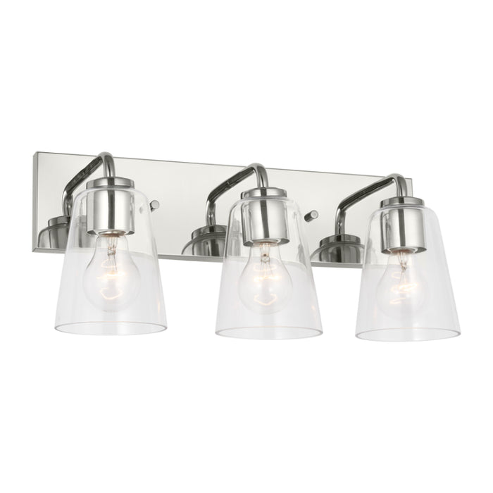 Generation GLV1063 Miles 3-lt 18" Vanity Light - Chrome