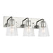 Generation GLV1063 Miles 3-lt 18" Vanity Light - Chrome