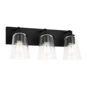 Generation GLV1063 Miles 3-lt 18" Vanity Light - Midnight Black