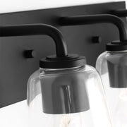 Generation GLV1063 Miles 3-lt 18" Vanity Light - Midnight Black