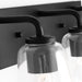 Generation GLV1063 Miles 3-lt 18" Vanity Light - Midnight Black