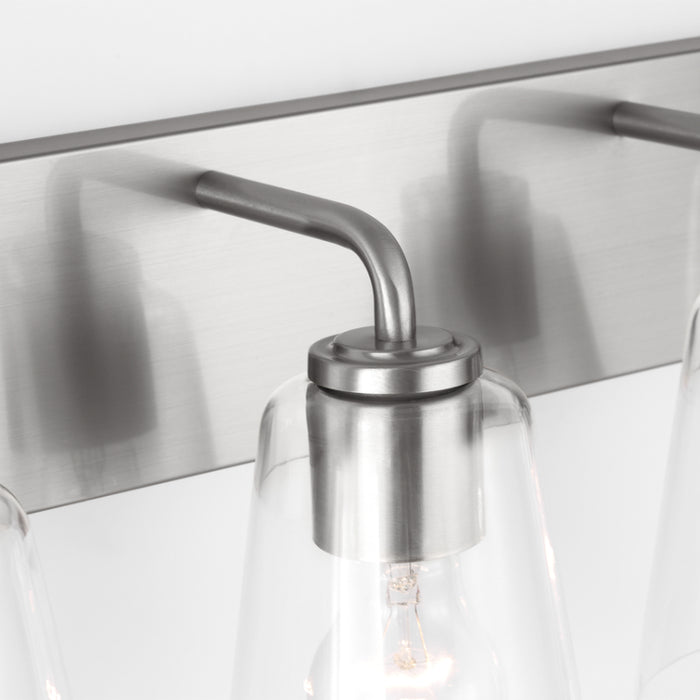 Generation GLV1064 Miles 4-lt 25" Extra Large Vanity Light - Brushed Nickel
