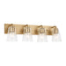 Generation GLV1064 Miles 4-lt 25" Extra Large Vanity Light - Satin Brass