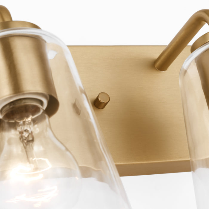Generation GLV1064 Miles 4-lt 25" Extra Large Vanity Light - Satin Brass