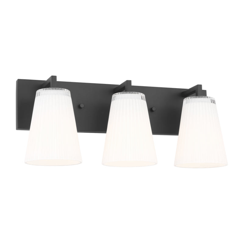 Generation GLV1103 Upson 3-lt 18" Vanity Light - Midnight Black