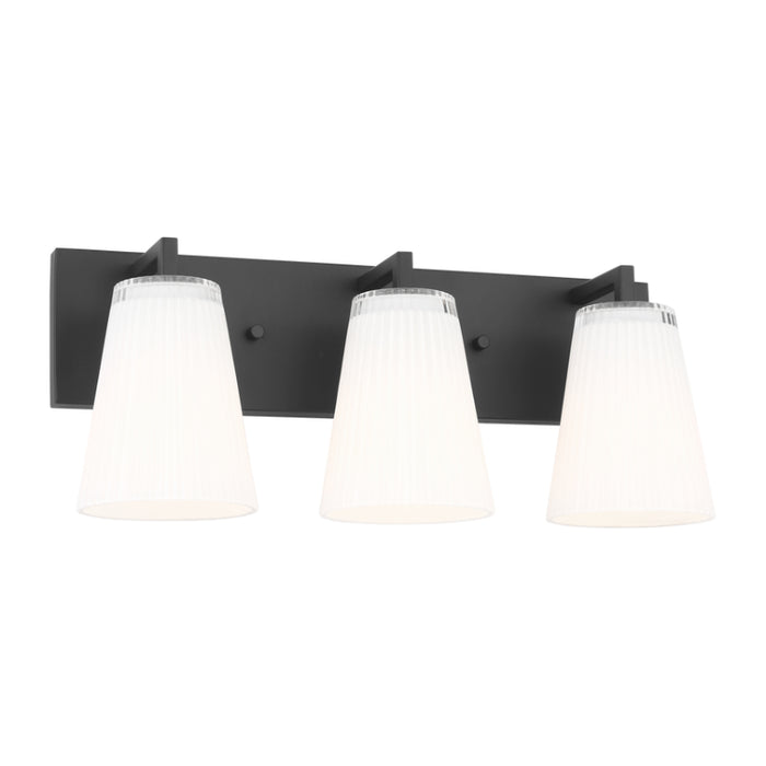Generation GLV1103 Upson 3-lt 18" Vanity Light - Midnight Black