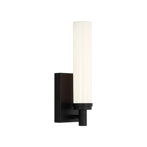 Generation GLV1441-L Coles 1-lt 13" Tall LED Vanity Light, 5CCT Selectable - Midnight Black