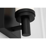 Generation GLV1441-L Coles 1-lt 13" Tall LED Vanity Light, 5CCT Selectable - Midnight Black