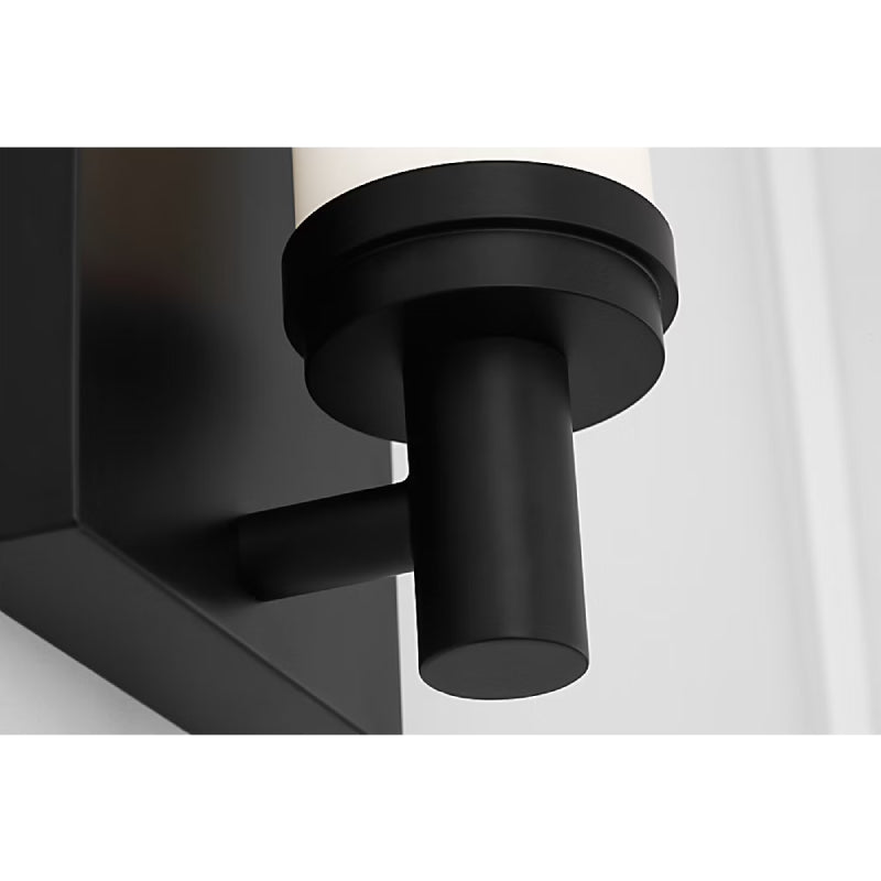 Generation GLV1441-L Coles 1-lt 13" Tall LED Vanity Light, 5CCT Selectable - Midnight Black