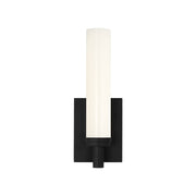 Generation GLV1441-L Coles 1-lt 13" Tall LED Vanity Light, 5CCT Selectable - Midnight Black