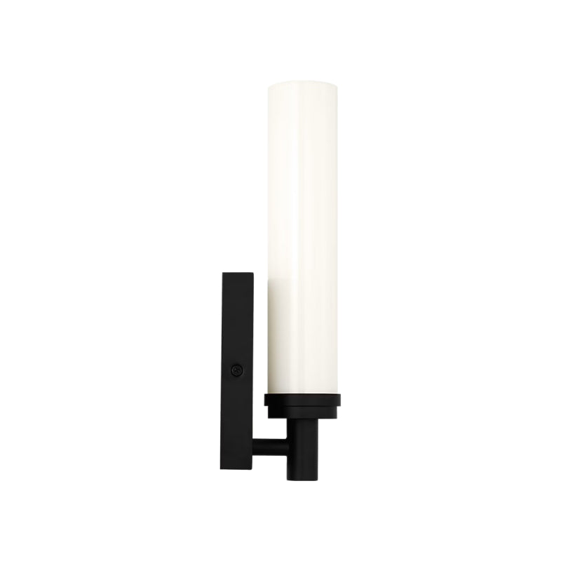 Generation GLV1441-L Coles 1-lt 13" Tall LED Vanity Light, 5CCT Selectable - Midnight Black