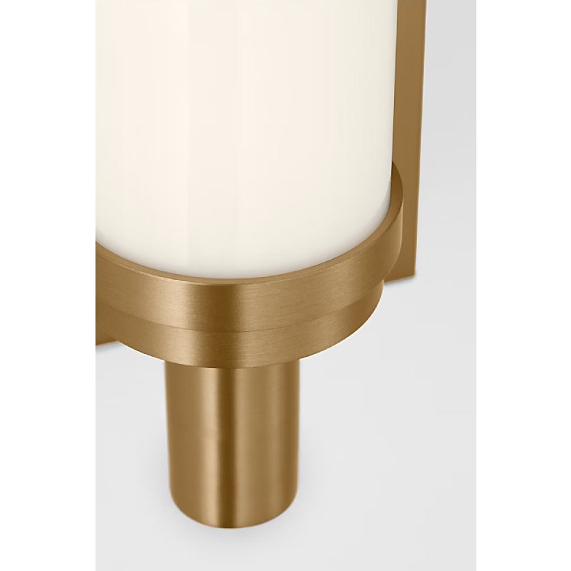 Generation GLV1441-L Coles 1-lt 13" Tall LED Vanity Light, 5CCT Selectable - Satin Brass
