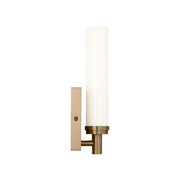 Generation GLV1441-L Coles 1-lt 13" Tall LED Vanity Light, 5CCT Selectable - Satin Brass