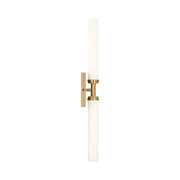 Generation GLV1452-L Coles 2-lt 30" LED Vanity Light, 5CCT Selectable - Satin Brass