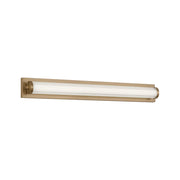 Generation GLV1521-L Weston 1-lt 34" LED Vanity Light, 5CCT Selectable - Satin Brass