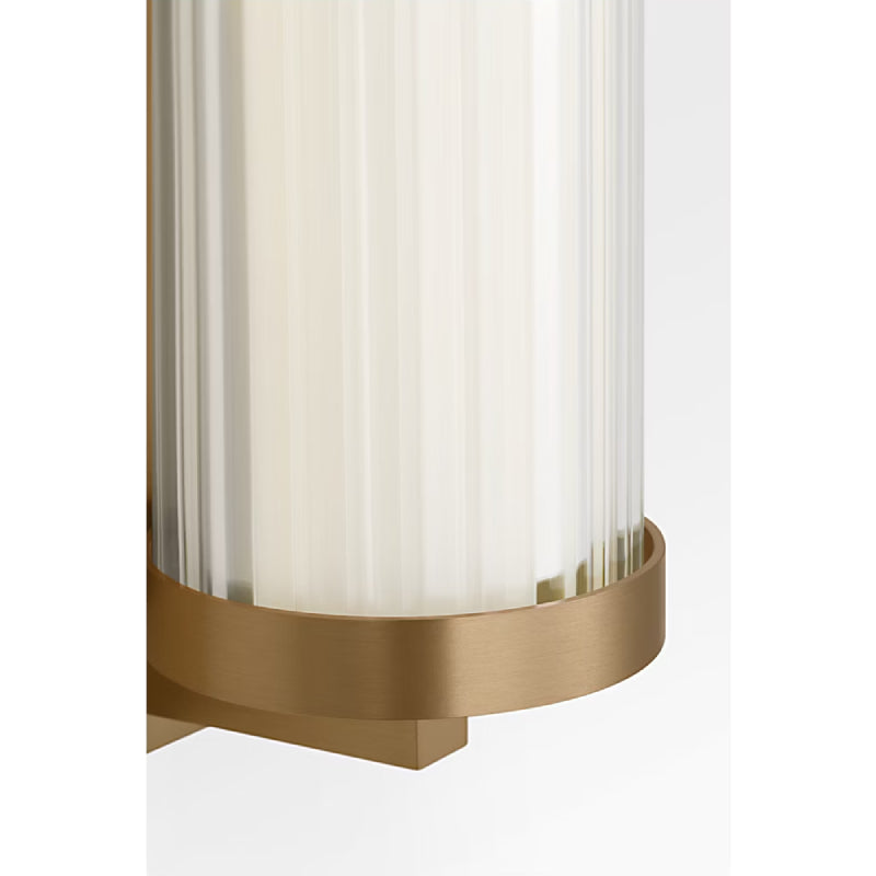 Generation GLV1521-L Weston 1-lt 34" LED Vanity Light, 5CCT Selectable - Satin Brass