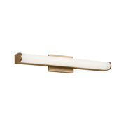 Generation GLV1531-L Cavitt 1-lt 18" LED Vanity Light, 5CCT Selectable - Satin Brass