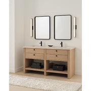 Generation GLV1541-L Cavitt 1-lt 24" LED Vanity Light, 5CCT Selectable - Midnight Black
