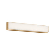 Generation GLV1571-L Panna 1-lt 18" LED Vanity Light, 5CCT Selectable - Satin Brass