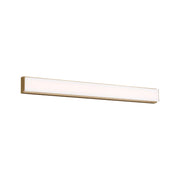 Generation GLV1591-L Panna 1-lt 30" LED Vanity Light, 5CCT Selectable - Satin Brass