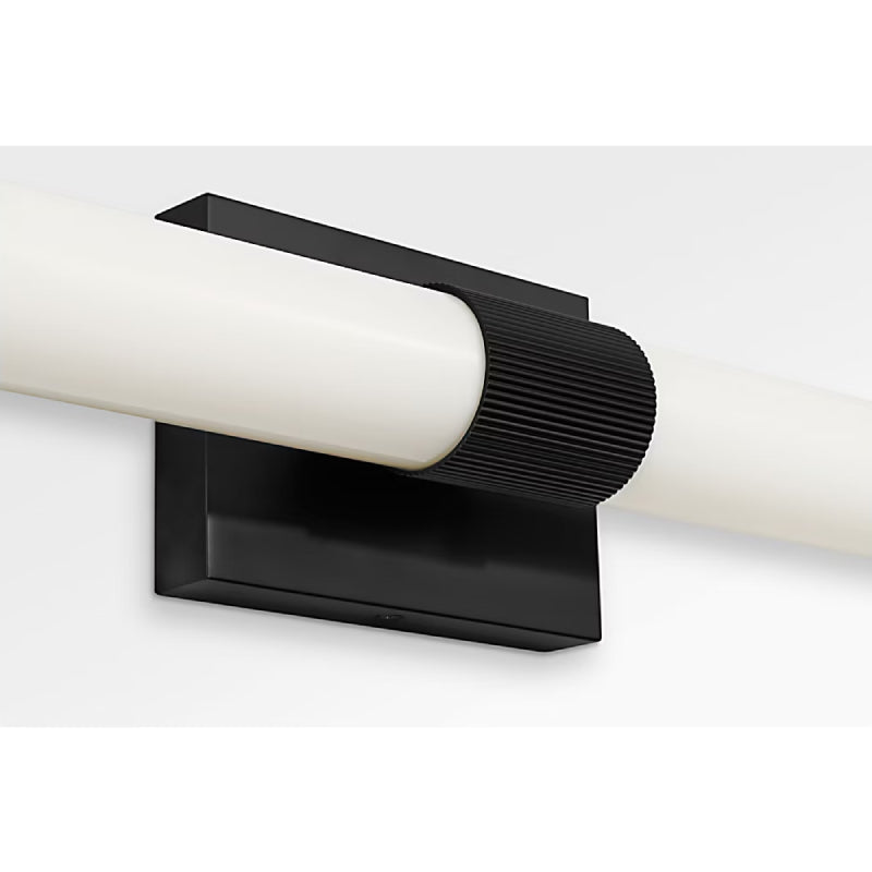 Generation GLV1632 Sarco 1-lt 30" LED Vanity Light - Midnight Black