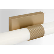 Generation GLV1632 Sarco 1-lt 30" LED Vanity Light - Satin Brass