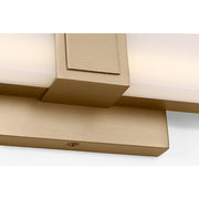 Generation GLV1652 Fentress 1-lt 36" LED Vanity Light - Satin Brass