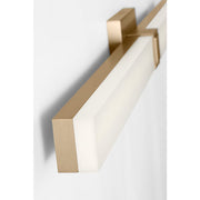 Generation GLV1652 Fentress 1-lt 36" LED Vanity Light - Satin Brass