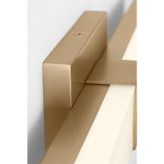 Generation GLV1672 Fentress 1-lt 24" LED Vanity Light - Satin Brass