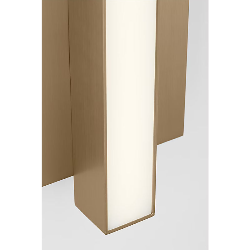 Generation GLV1691 Marque 1-lt 13" Tall LED Vanity Light - Satin Brass